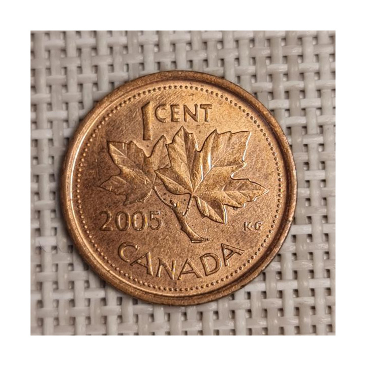 Canada 1 Cent 2005 KM-490 VF