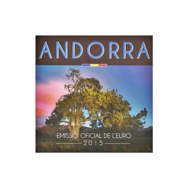 Andorra Official Euro Set (3,88€) 2015 BU