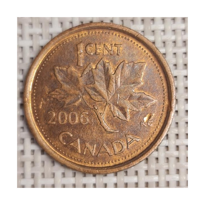 Canada 1 Cent 2006 KM-490 VF