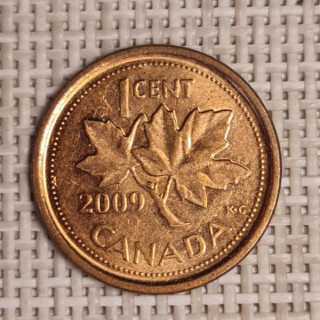 Canada 1 Cent 2009 KM-490a VF