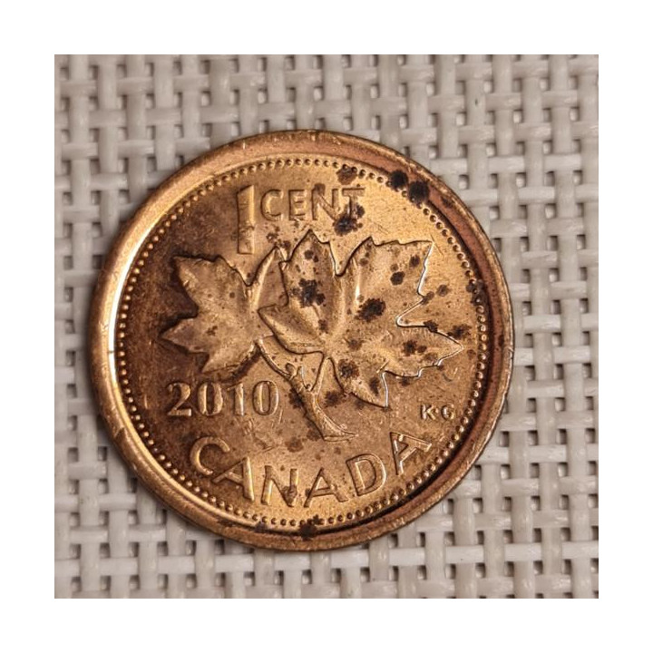 Canada 1 Cent 2010 KM-490 VF