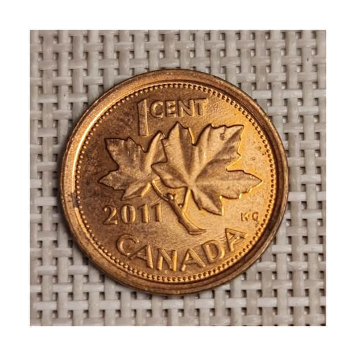 Canada 1 Cent 2011 KM-490 VF