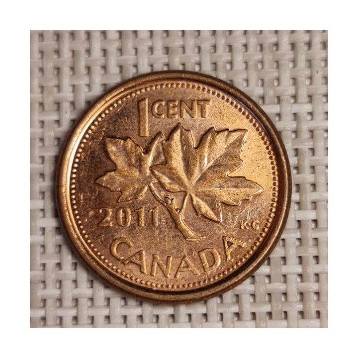 Canada 1 Cent 2011 KM-490a VF