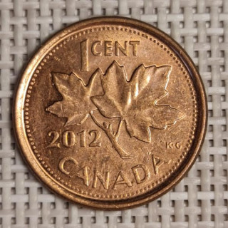Canada 1 Cent 2012 KM-490a VF