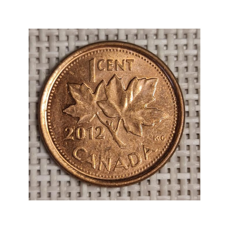 Canada 1 Cent 2012 KM-490a VF