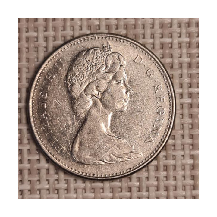 Canada 5 Cents 1965 KM-60.1 VF