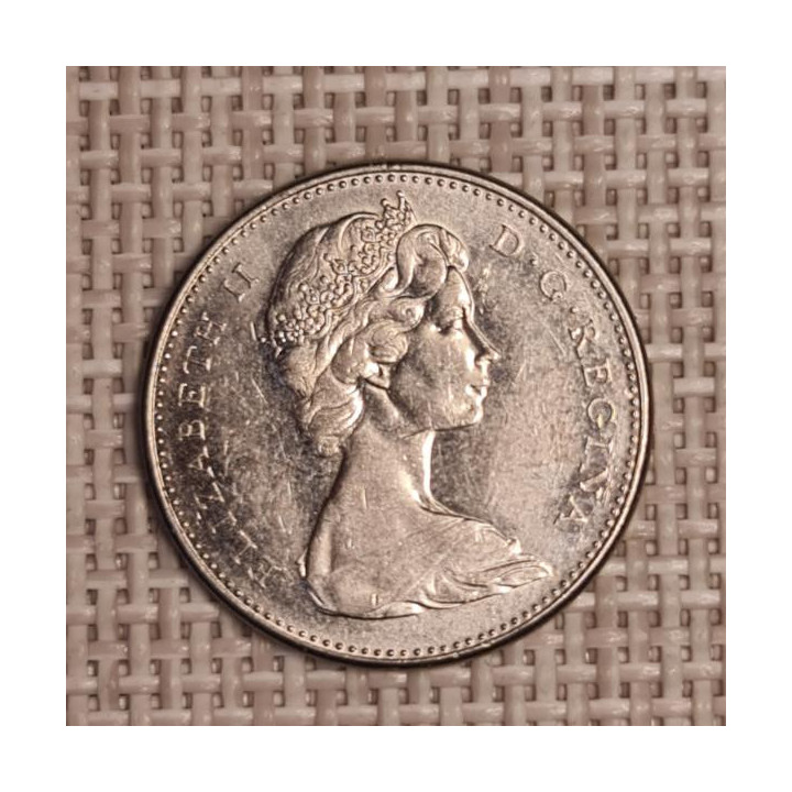 Canada 5 Cents 1966 KM-60.1 VF