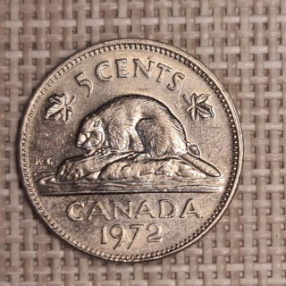 Canada 5 Cents 1972 KM-60.1 VF