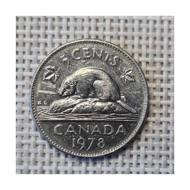 Canada 5 Cents 1978 KM-60.1 VF