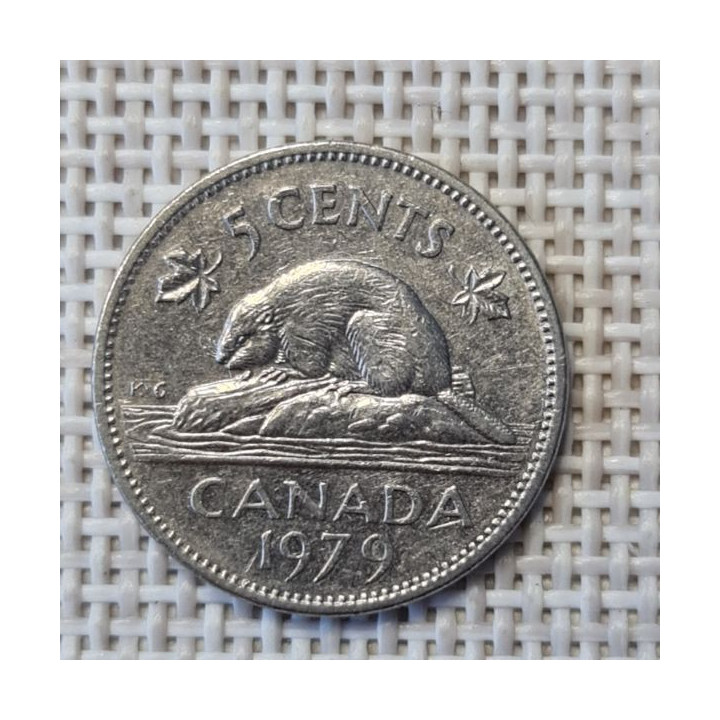 Canada 5 Cents 1979 KM-60.2 VF