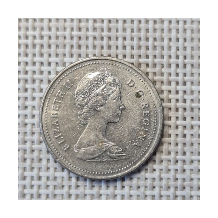 Canada 5 Cents 1986 KM-60.2a VF