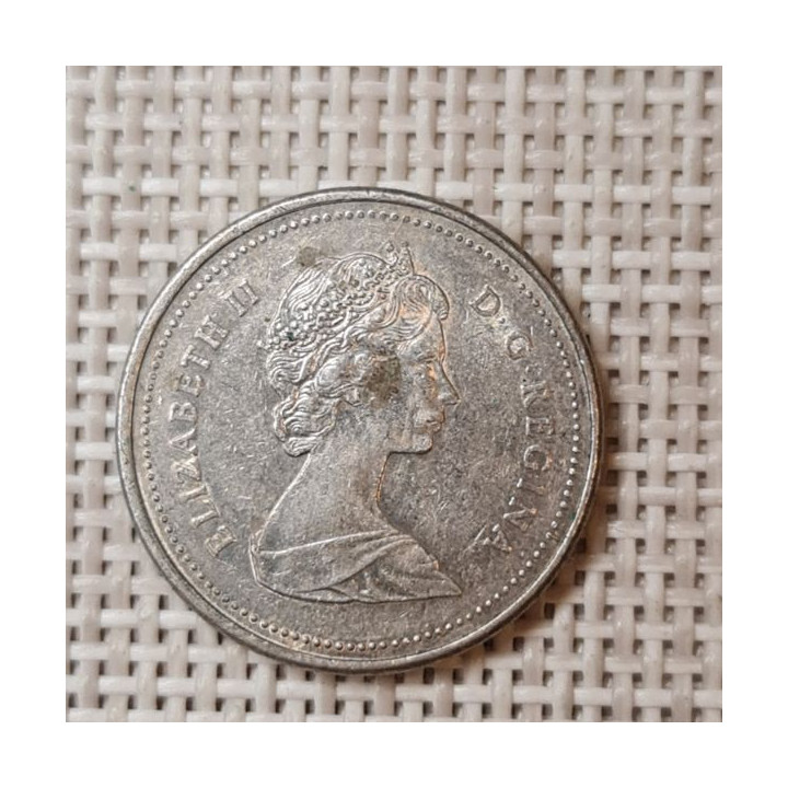Canada 5 Cents 1989 KM-60.2a VF