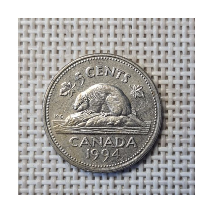 Canada 5 Cents 1994 KM-182 VF