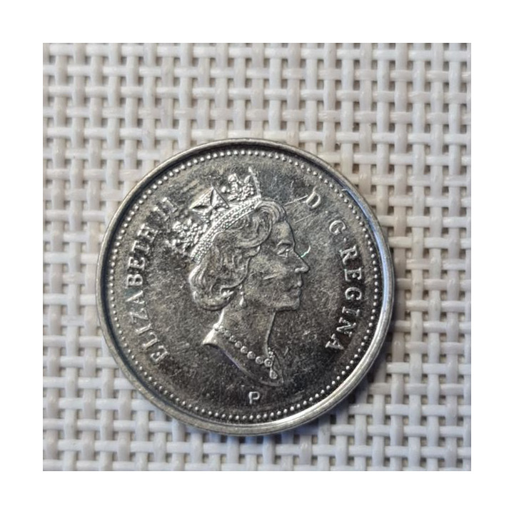Canada 5 Cents 2001 KM-182b VF