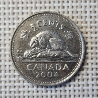 Canada 5 Cents 2004 KM-491 VF