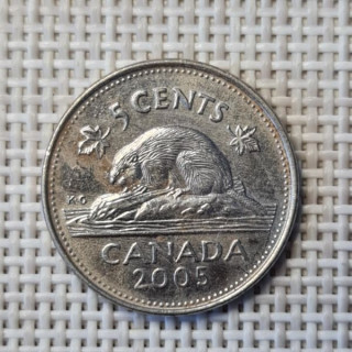 Canada 5 Cents 2005 KM-491 VF