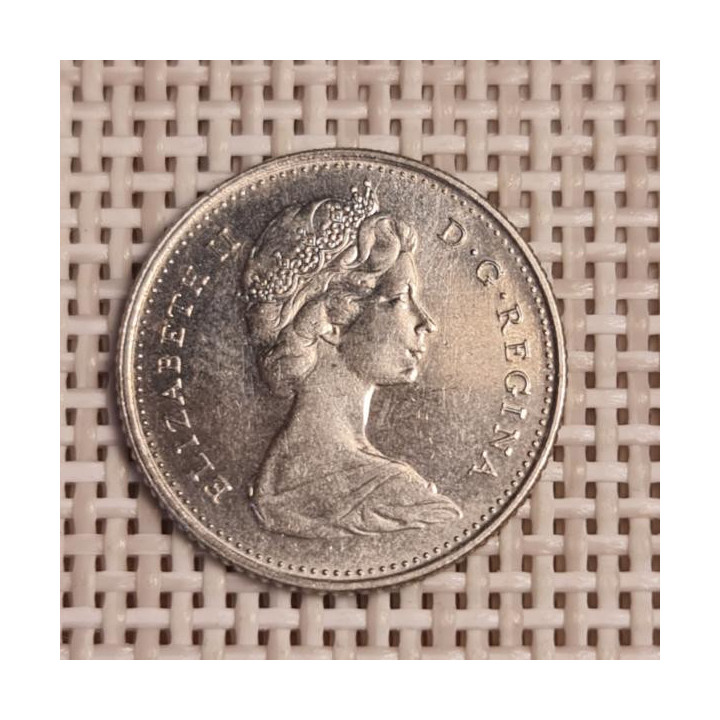 Canada 10 Cents 1969 KM-77 VF