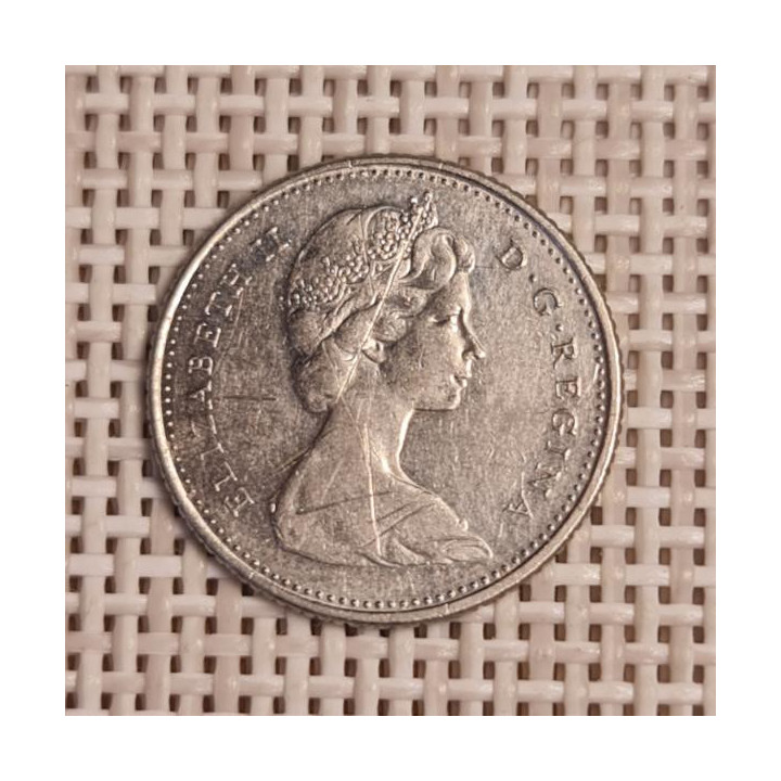Canada 10 Cents 1972 KM-77 VF