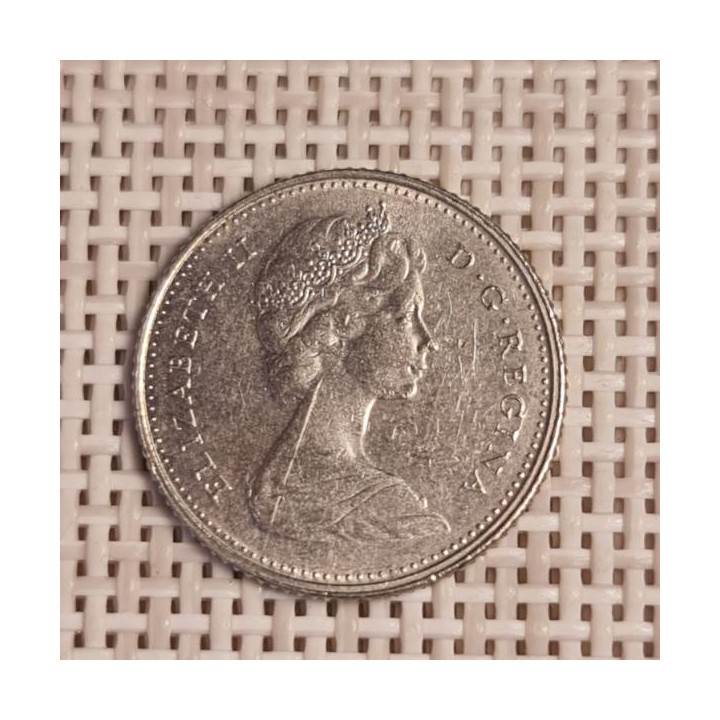 Canada 10 Cents 1974 KM-77 VF
