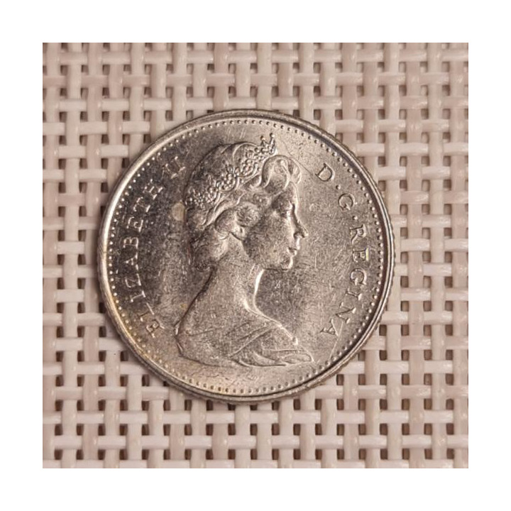 Canada 10 Cents 1975 KM-77 VF