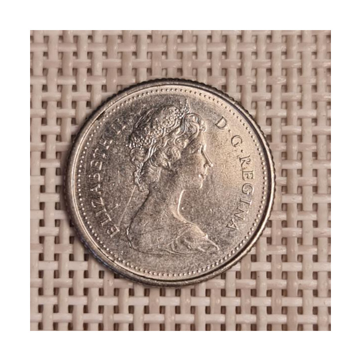Canada 10 Cents 1982 KM-77 VF
