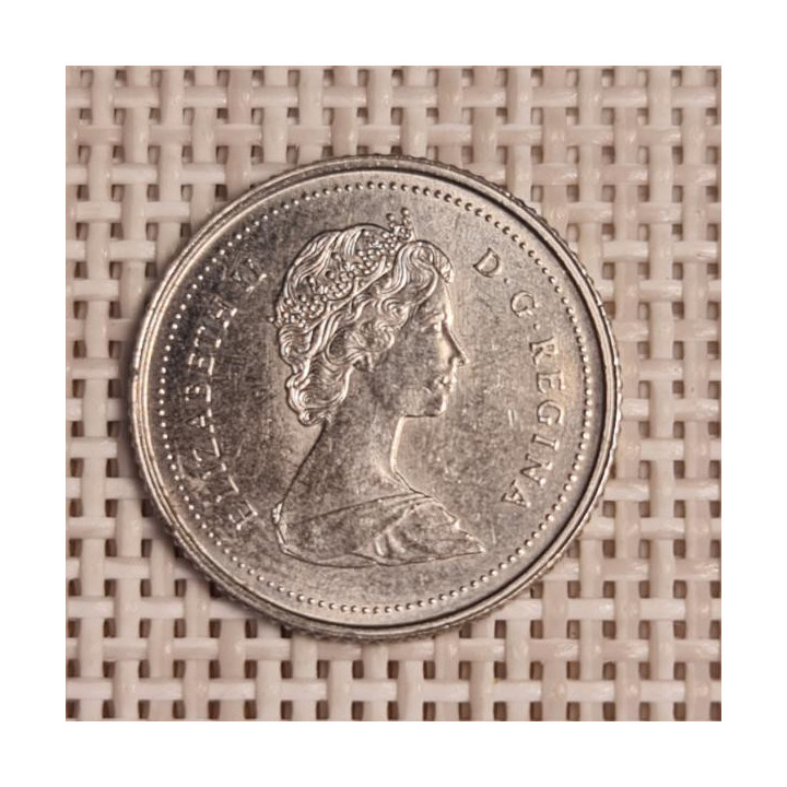 Canada 10 Cents 1986 KM-77 VF