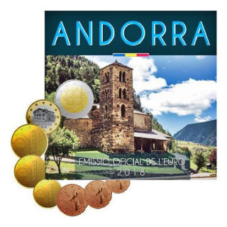 Andorra Official Euro Set (3,88€) 2018 BU