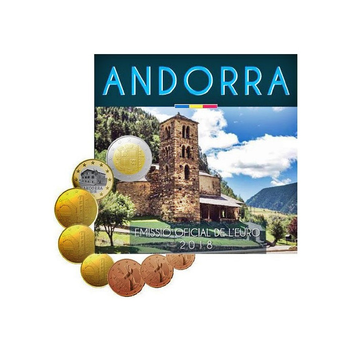 Andorra Official Euro Set (3,88€) 2018 BU