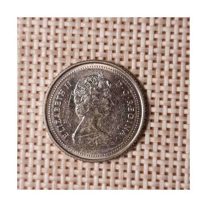 Canada 10 Cents 1988 KM-77 VF
