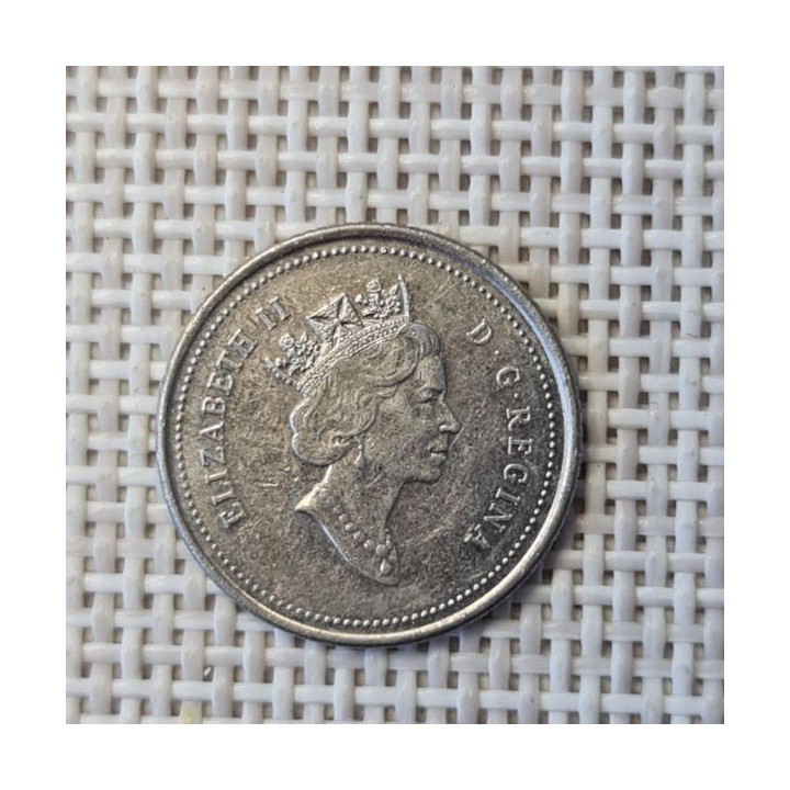 Canada 10 Cents 1991 KM-183 VF