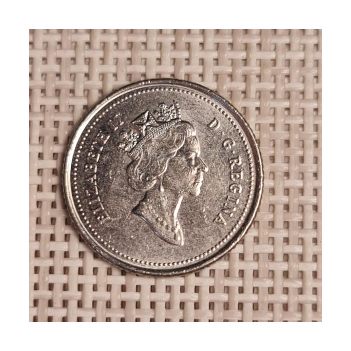 Canada 10 Cents 1993 KM-183 VF
