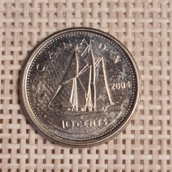 Canada 10 Cents 2004 KM-492 VF