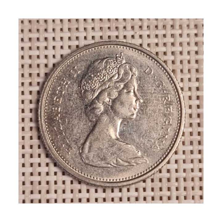 Canada 25 Cents 1968 KM-62b VF