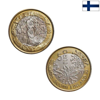 Finland 5 Euro 2012 "Flora" UNC