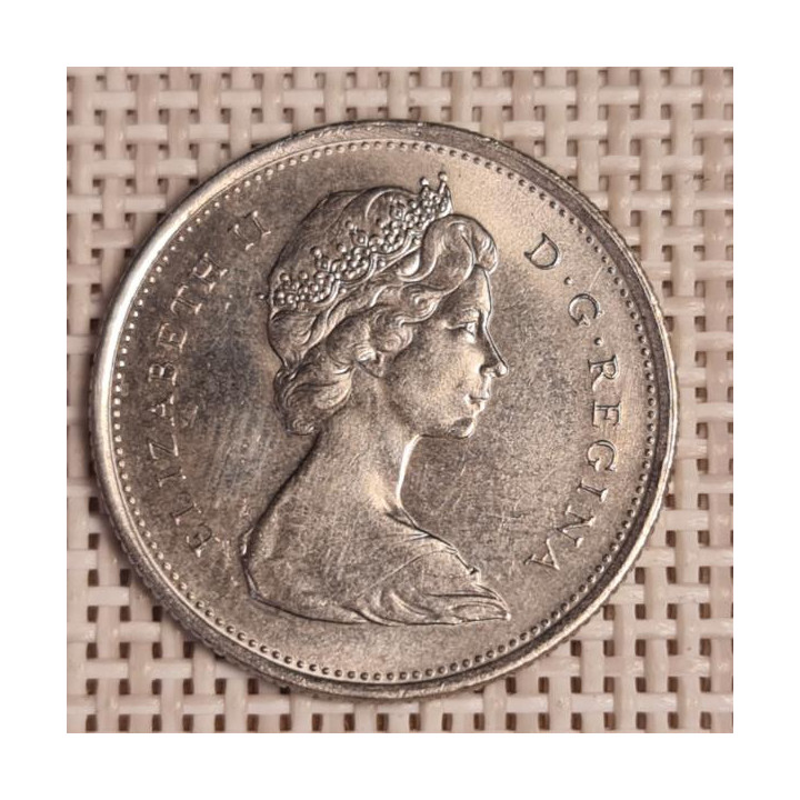 Canada 25 Cents 1972 KM-62b VF