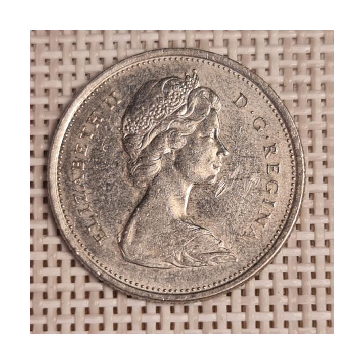 Canada 25 Cents 1974 KM-62b VF