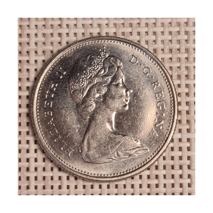 Canada 25 Cents 1976 KM-62b VF