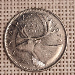 Canada 25 Cents 1979 KM-74 VF