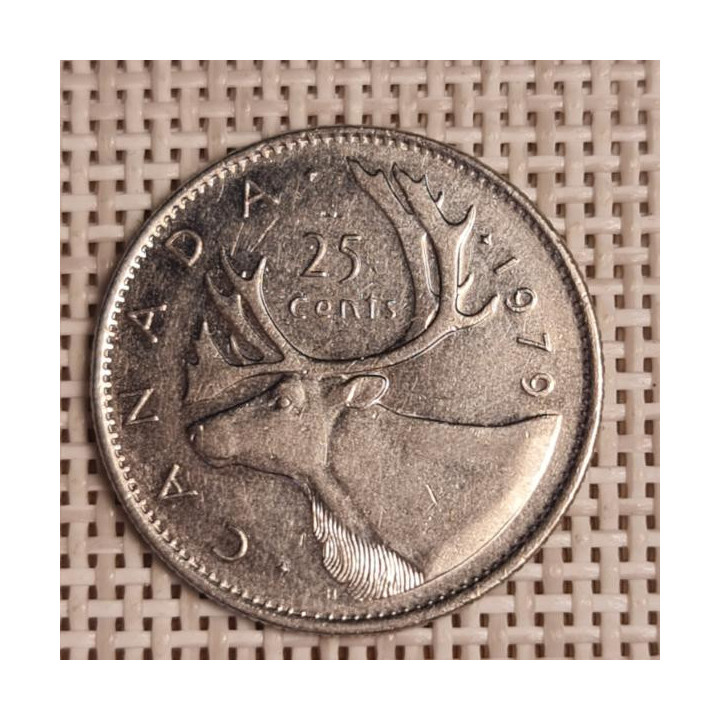 Canada 25 Cents 1979 KM-74 VF