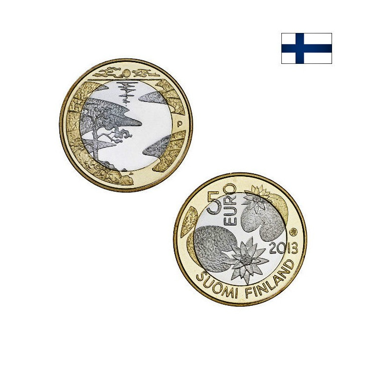 Finland 5 Euro 2013 "Summer" UNC