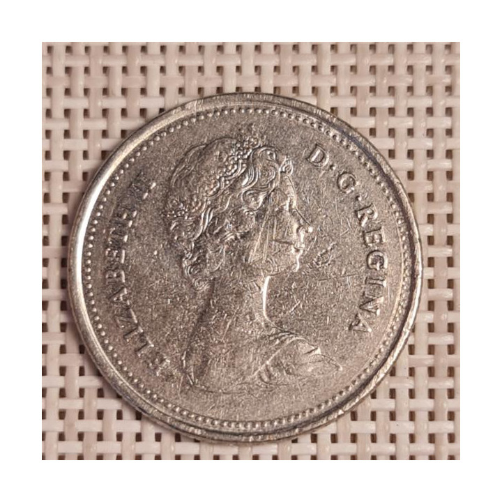 Canada 25 Cents 1983 KM-74 VF