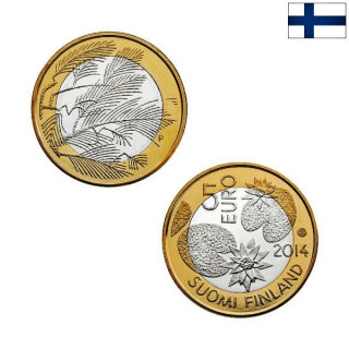 Finland 5 Euro 2014 "Wilderness" UNC