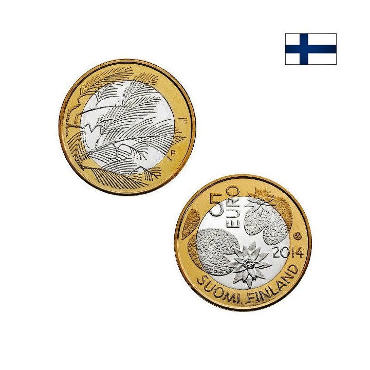 Finland 5 Euro 2014 "Wilderness" UNC