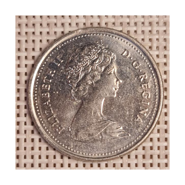 Canada 25 Cents 1984 KM-74 VF