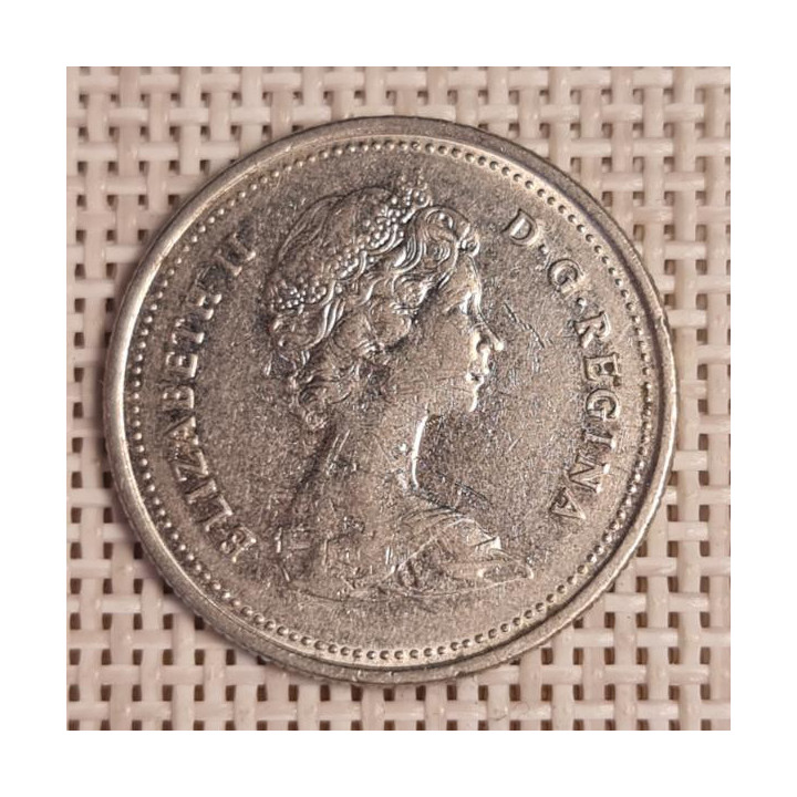 Canada 25 Cents 1985 KM-74 VF