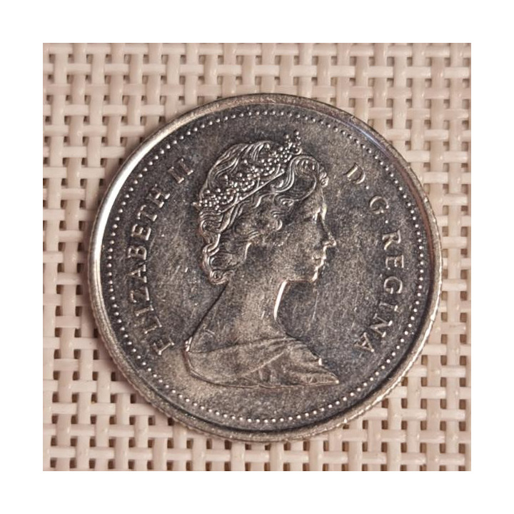 Canada 25 Cents 1988 KM-74 VF