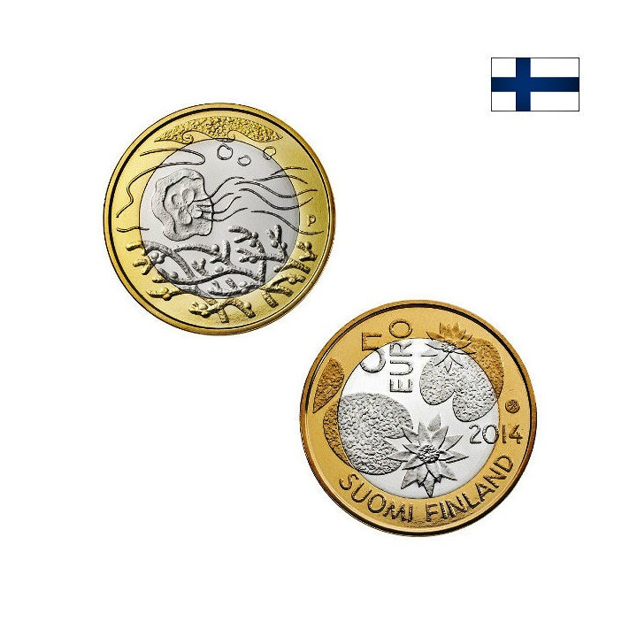 Finland 5 Euro 2014 "Waters" UNC