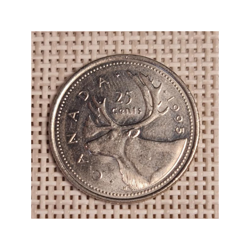 Canada 25 Cents 1995 KM-184 VF
