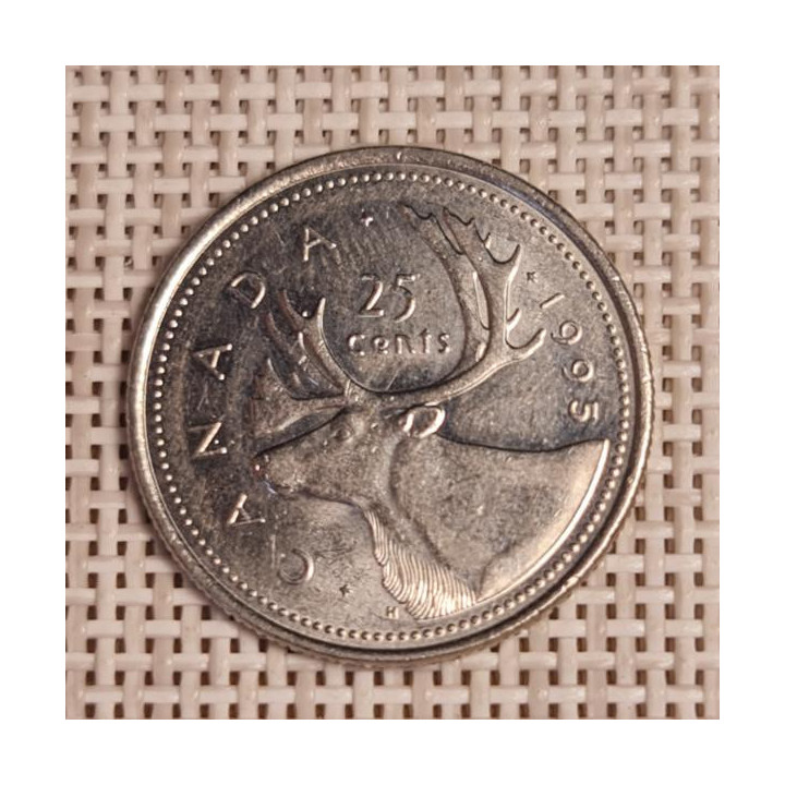 Canada 25 Cents 1995 KM-184 VF