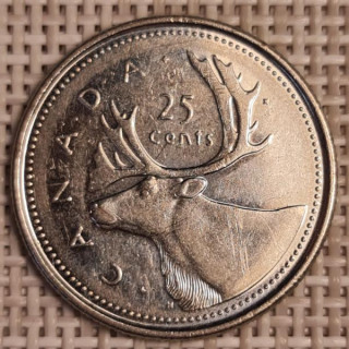 Canada 25 Cents 2002 "Succession" KM-448 VF